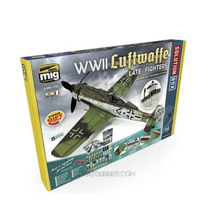 AMMO by MIG Solution Box - WWII LUFTWAFFE LATE FIGHTERS SOLUTION BOX AMMO by Mig Jimenez