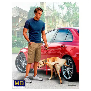 MB 1/24 Bart and Radley (Dog) - What He Really Thinks of Your Car
