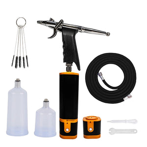 Cordless Airbrush Set with battery powered compressor 2024 model NO-NAME brand