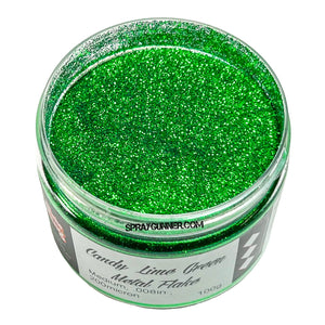 Flake King: Candy Lime Green Metal Flake