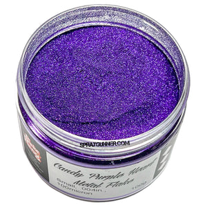 Flake King: Candy Purple Heart Metal Flake