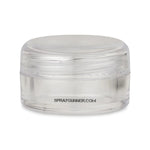 Clear jar with label for nozzle storage - SprayGunner