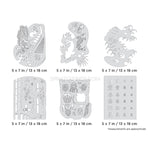 Artool Kanji Master Mini Series Set Freehand Airbrush Template by Dennis Mathewson Artool