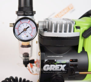 Discounted Grex 1/8 HP Portable Piston Air Compressor DISC AC1810-A Grex Airbrush