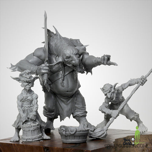 Gugh Jin the Troll Cleaner 75 mm [Black Sailors: Pirates of the Storm Coast Series] Big Child Creatives