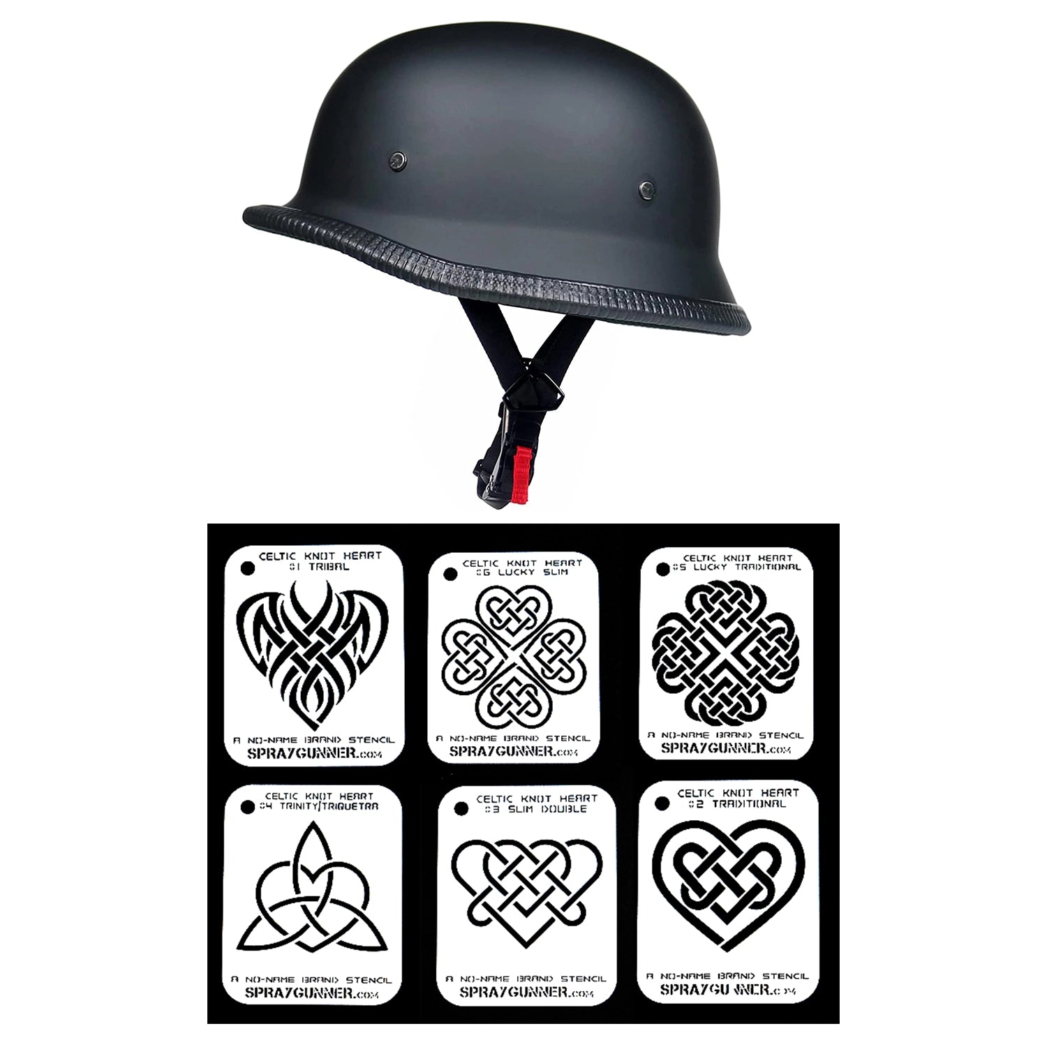 NO-NAME Motorcycle Helmet for Custom Paint - SprayGunner