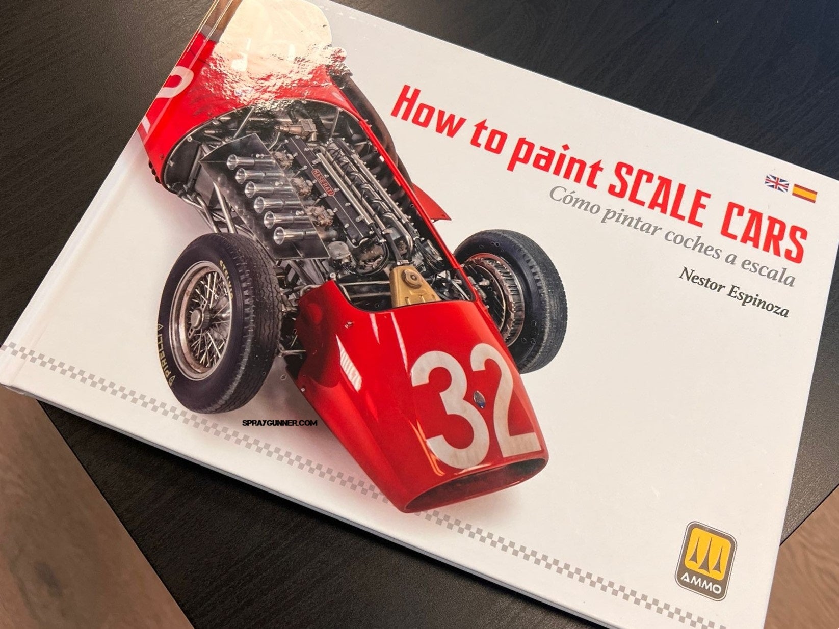 How to Paint SCALE CARS - hard cover book with step-by-step on painting model cars. - SprayGunner