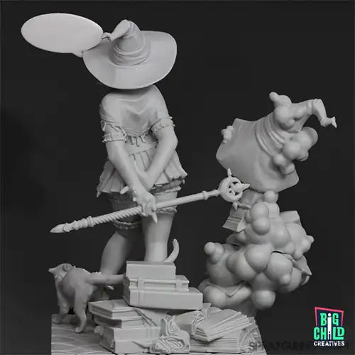 Kat “Apprentice Witch”  [Songs of War Series] 75 mm Big Child Creatives