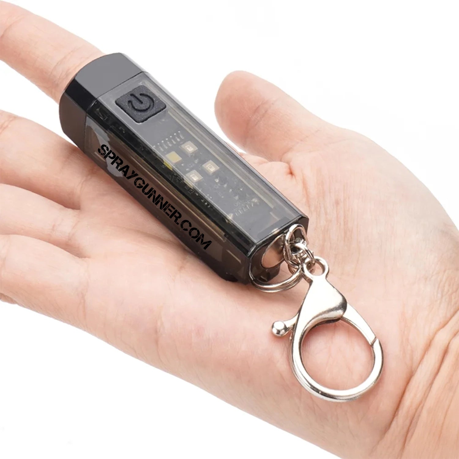 This little, multifunctional portable light from NO-NAME Brand is ideal for airbrush supplies and emergency circumstances. It features a bright LED display on a keychain.