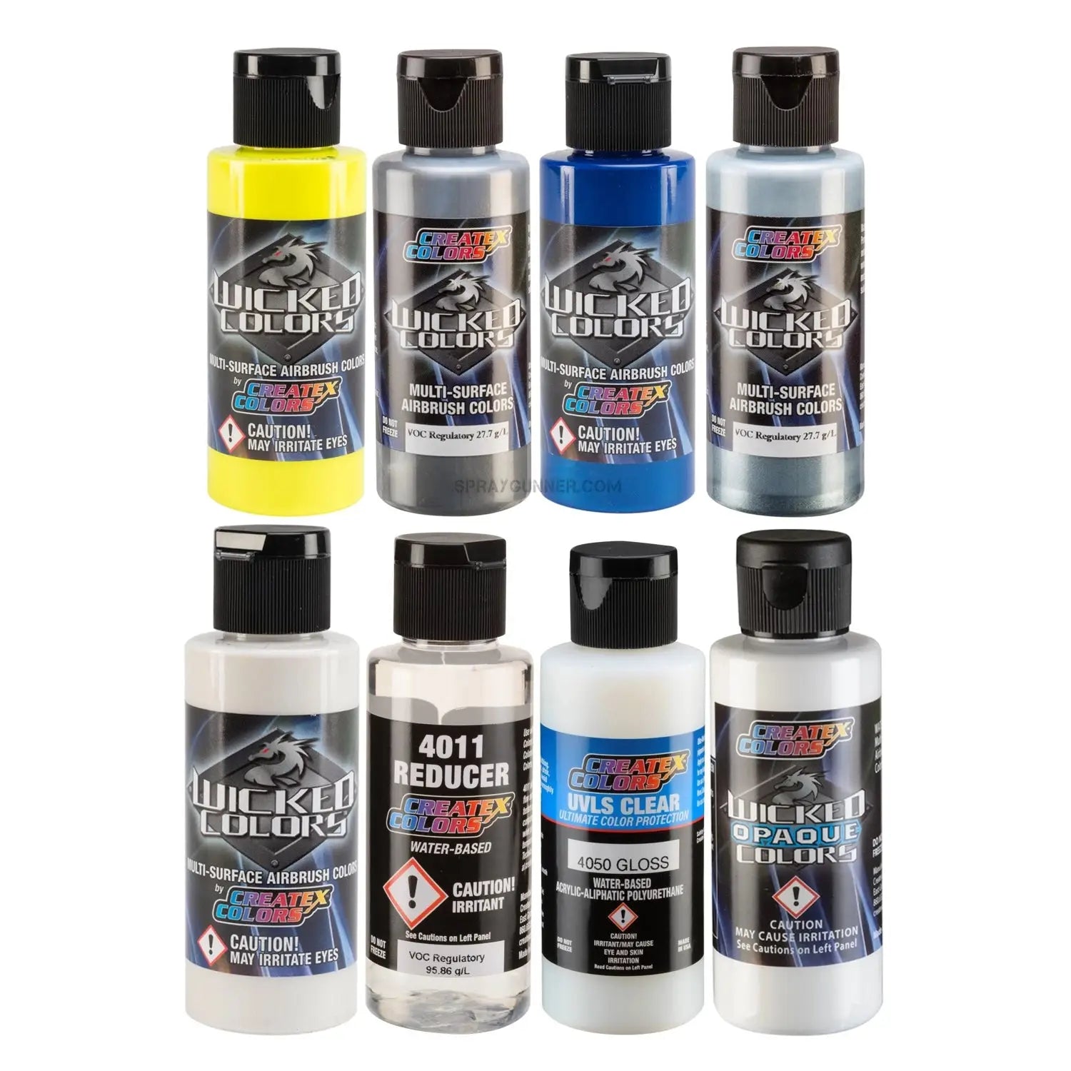best airbrush clear coat for fishing lures Createx Wicked Fishing Lure Painting Set: Sexy Shad FL-0002