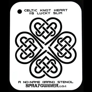 NO-NAME Brand Celtic Heart Stencils Full Set (All Sizes) NO-NAME brand