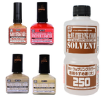 GSI Creos Mr.Weathering Color Model Paint Set (Includes 4 Colors and Thinner!) - SprayGunner