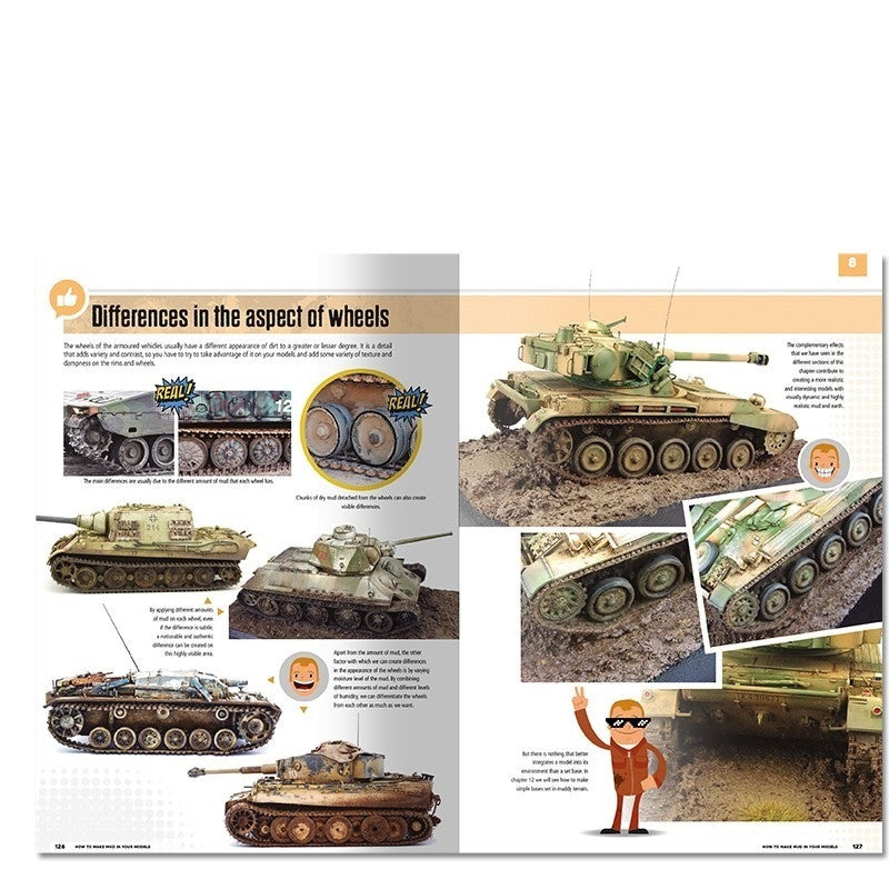 AMMO by MIG Publications - MODELLING SCHOOL - HOW TO MAKE MUD IN YOUR MODELS English AMIG6210 AMMO by MIG