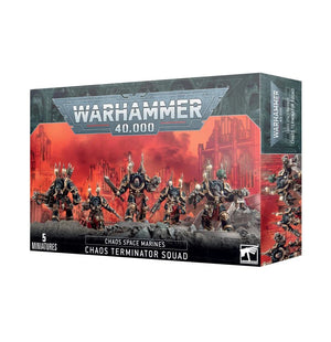Warhammer 40K Chaos Space Marines Chaos Terminator Squad  43-19 Games Workshop