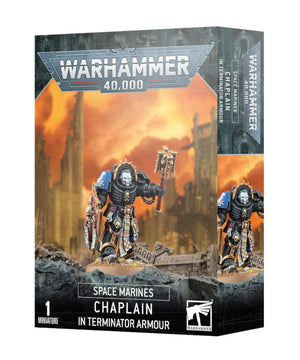 Warhammer 40K Space Marines - Chaplain In Terminator Armour  48-91 Games Workshop