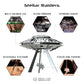 Stellar Raiders UFO Metal Model   Metal Time Workshop