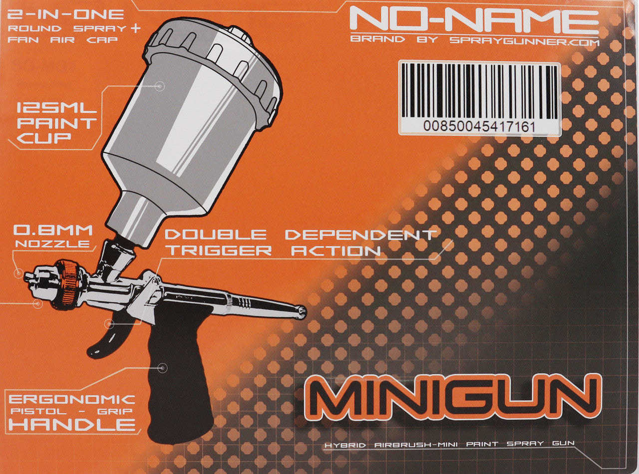 MINIGUN by NO-NAME pistol grip trigger-type fan spray hybrid airbrush   NO-NAME brand
