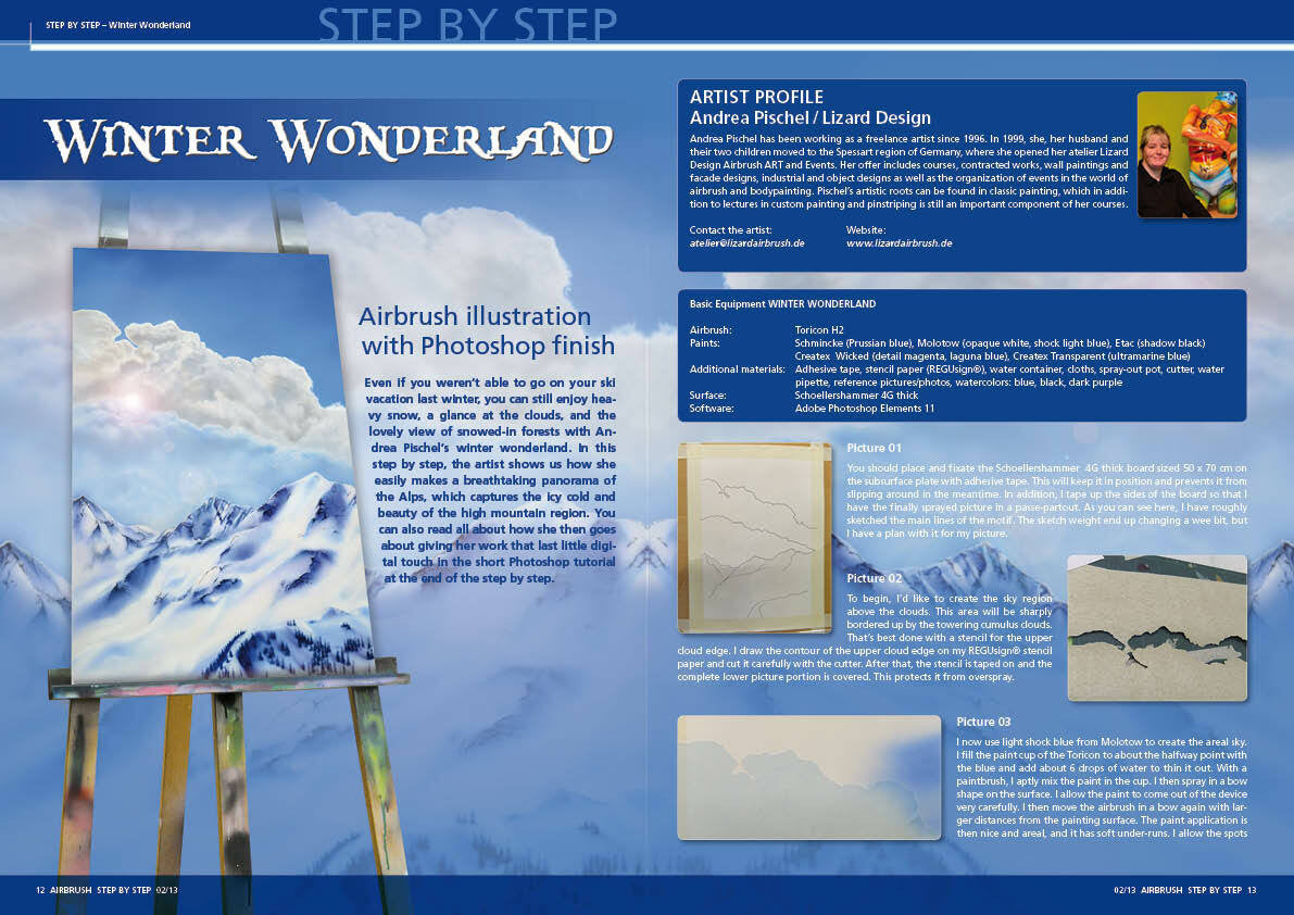 Airbrush Step by Step Magazine 02/13 ASBS 02/13 Step by Step Magazine