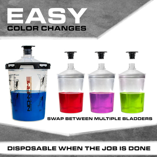 NO-NAME Disposable Cup System for your painting needs