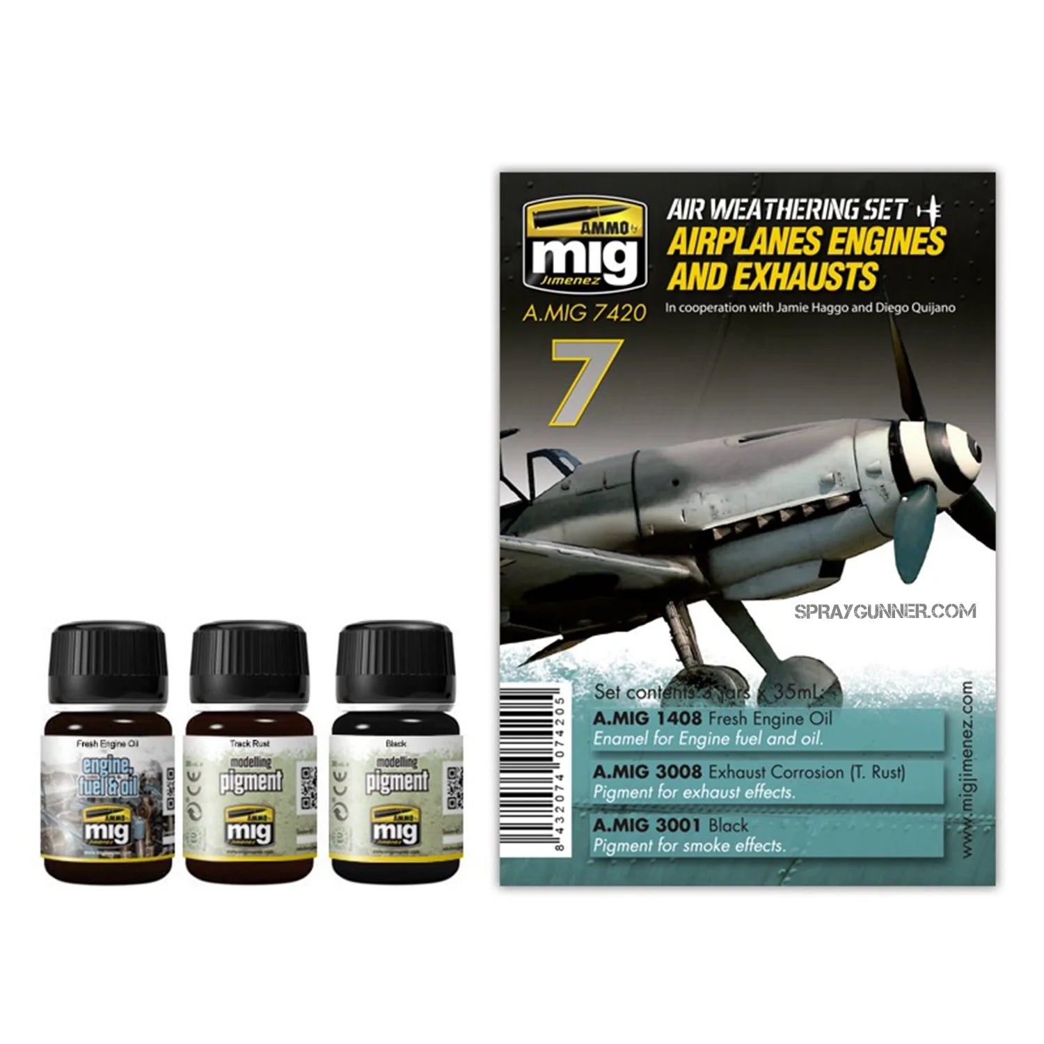Aircraft Cockpit & Panel Line Wash Sets