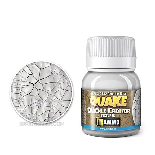 Crackle texture paints by AMMO for creative effects