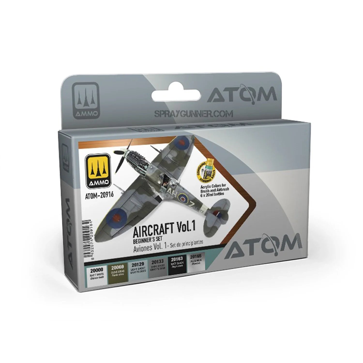 ATOM Aircraft & Helicopter Paint Sets