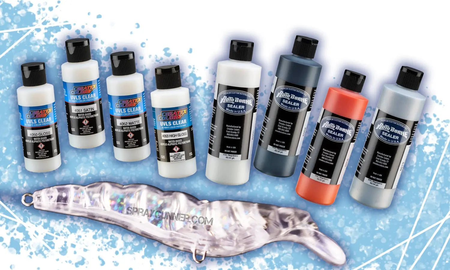 Airbrush-Equipment-for-Fishing-Lure SprayGunner