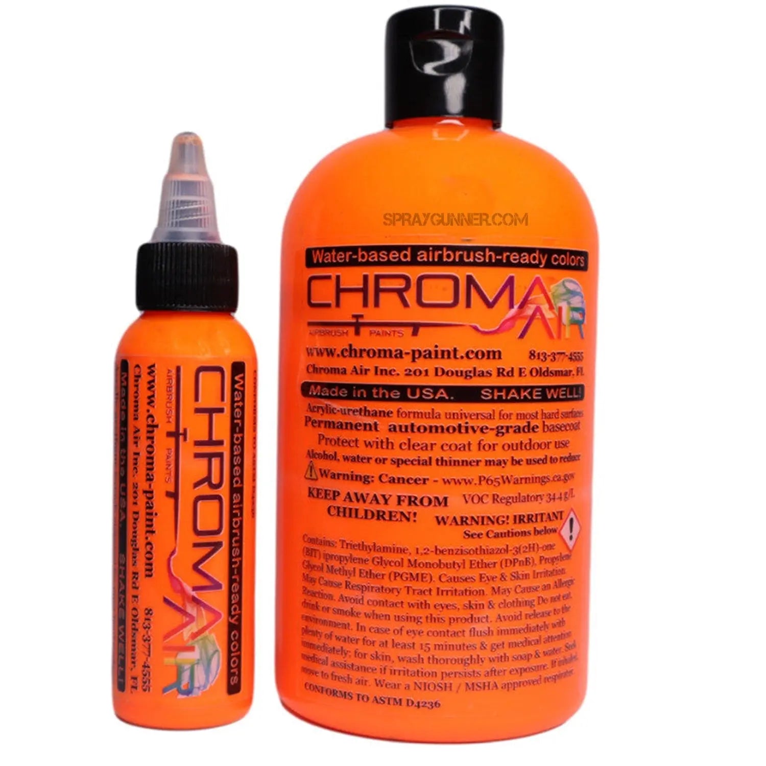 ChromaAir Fluorescent Airbrush Paints
