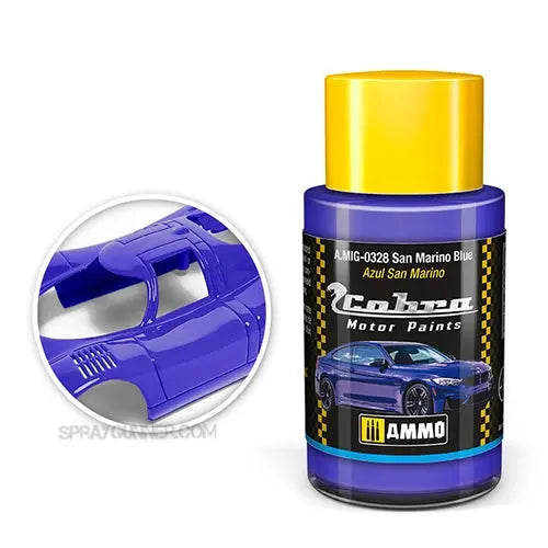 Cobra Motor Body Colors – Blues, Greens, Greys, Blacks & Whites