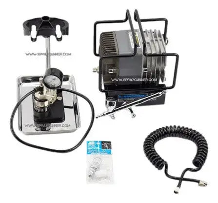 GSI-Creos-airbrush-and-compressor-sets SprayGunner