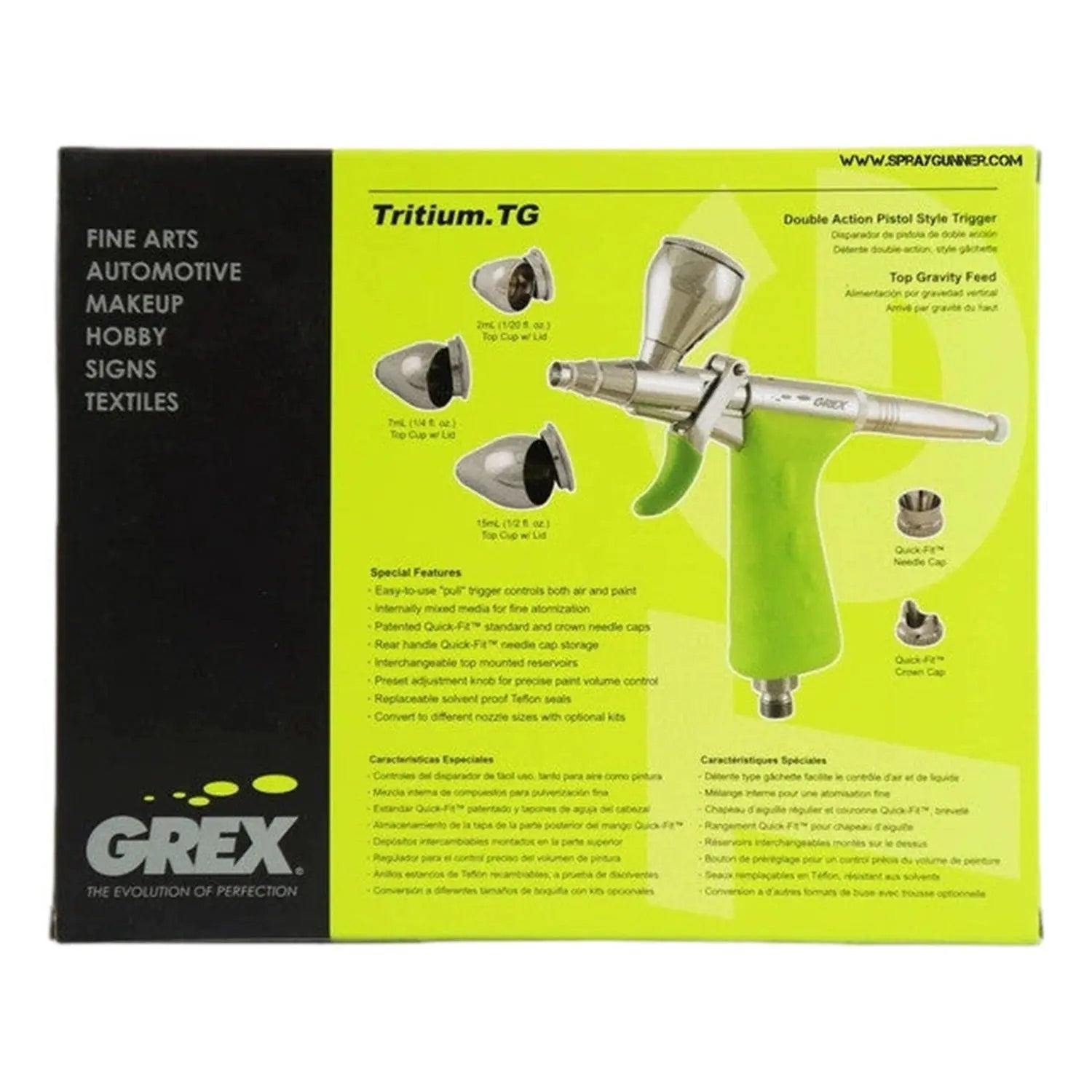 GREX Tritium airbrush parts