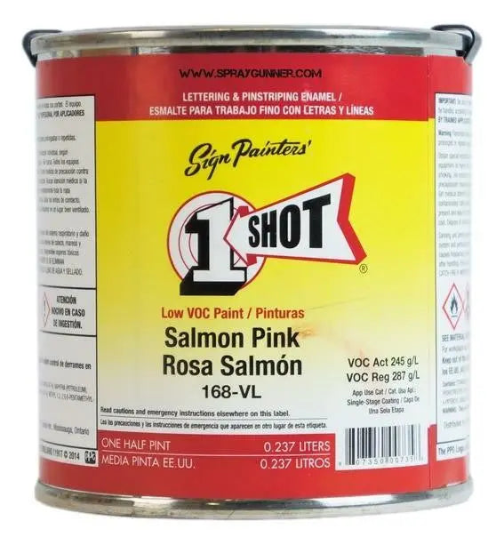1 disparo bajo en COV: rosa salmón