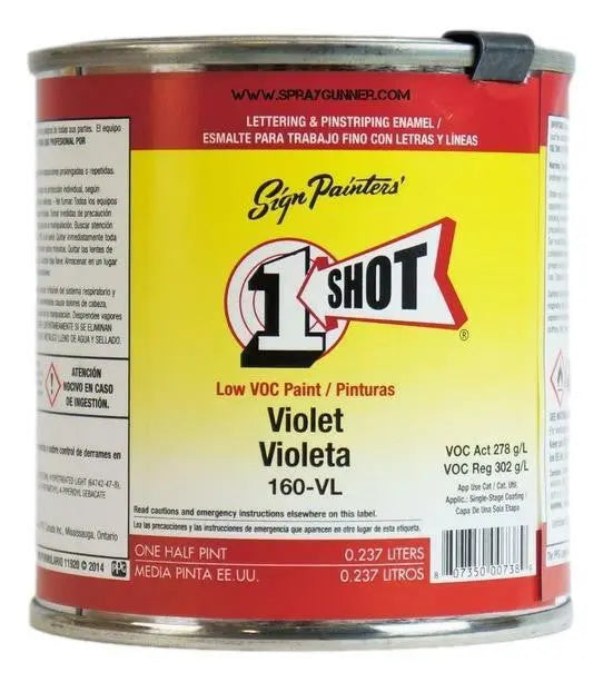 1-Shot niedriger VOC-Gehalt: Violett