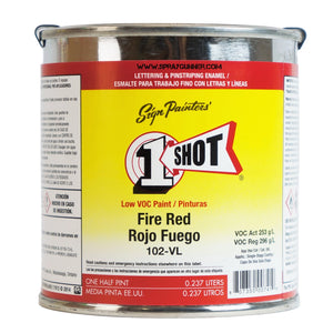 1-Shot Low VOC: Fire Red