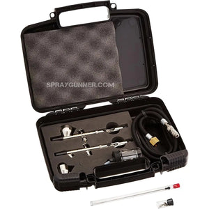 Badger Two Airbrush Set - Patriot 105 & Anthem 155 combo kit featuring dual-action airbrushes for precision painting and smooth spray control.