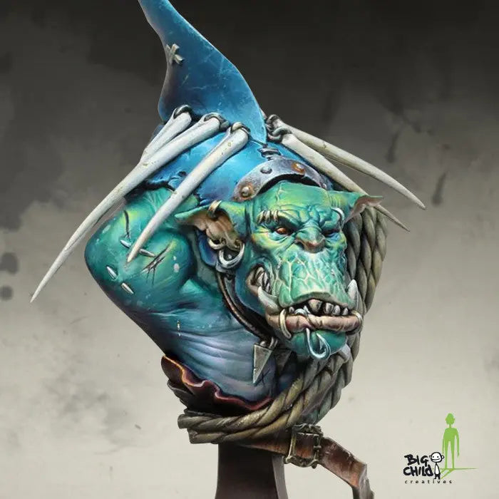 Pirates of The Storm Coast: Sharki the Shark Hunter Bust 1/12 Model Kit - SprayGunner