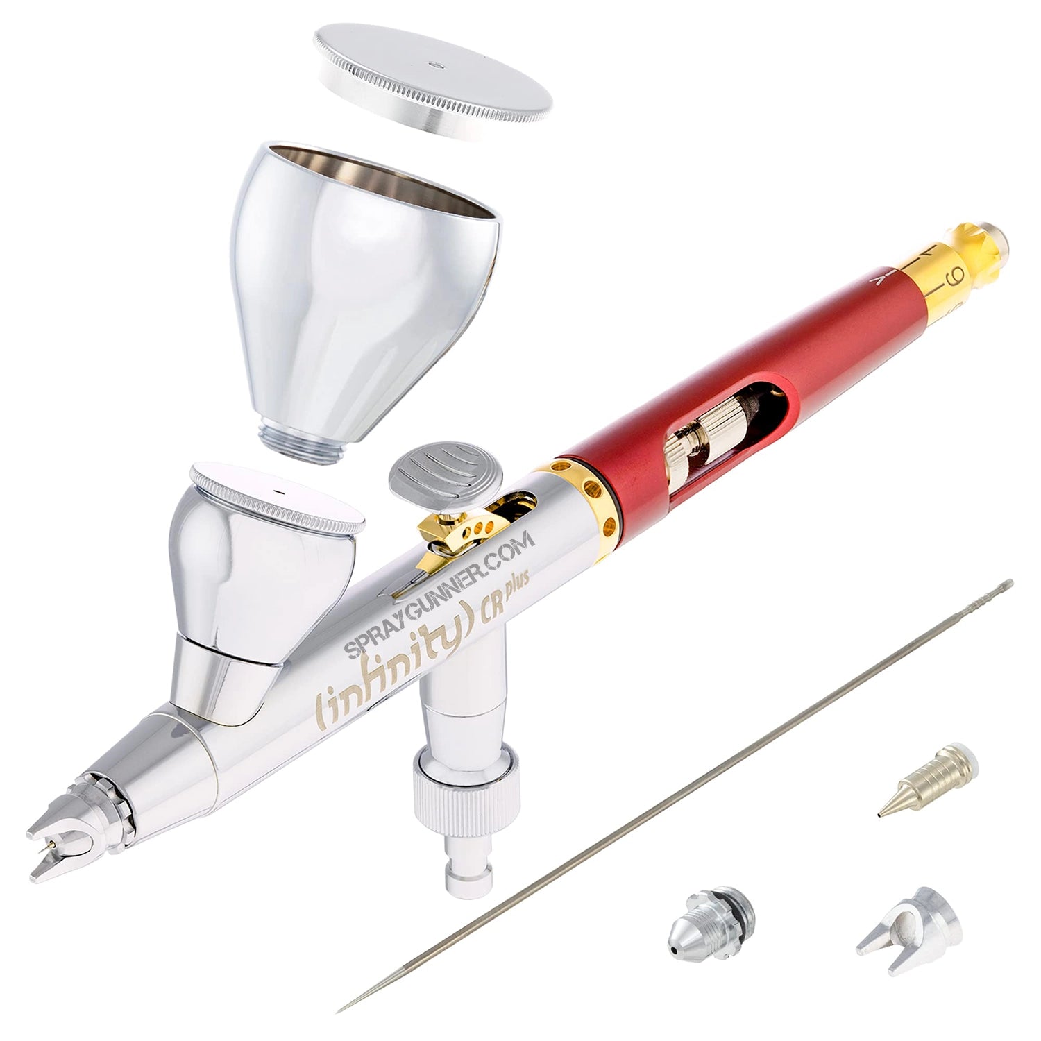 Harder & Steenbeck Infinity airbrush for Miniatures set with Cool Tooty - SprayGunner