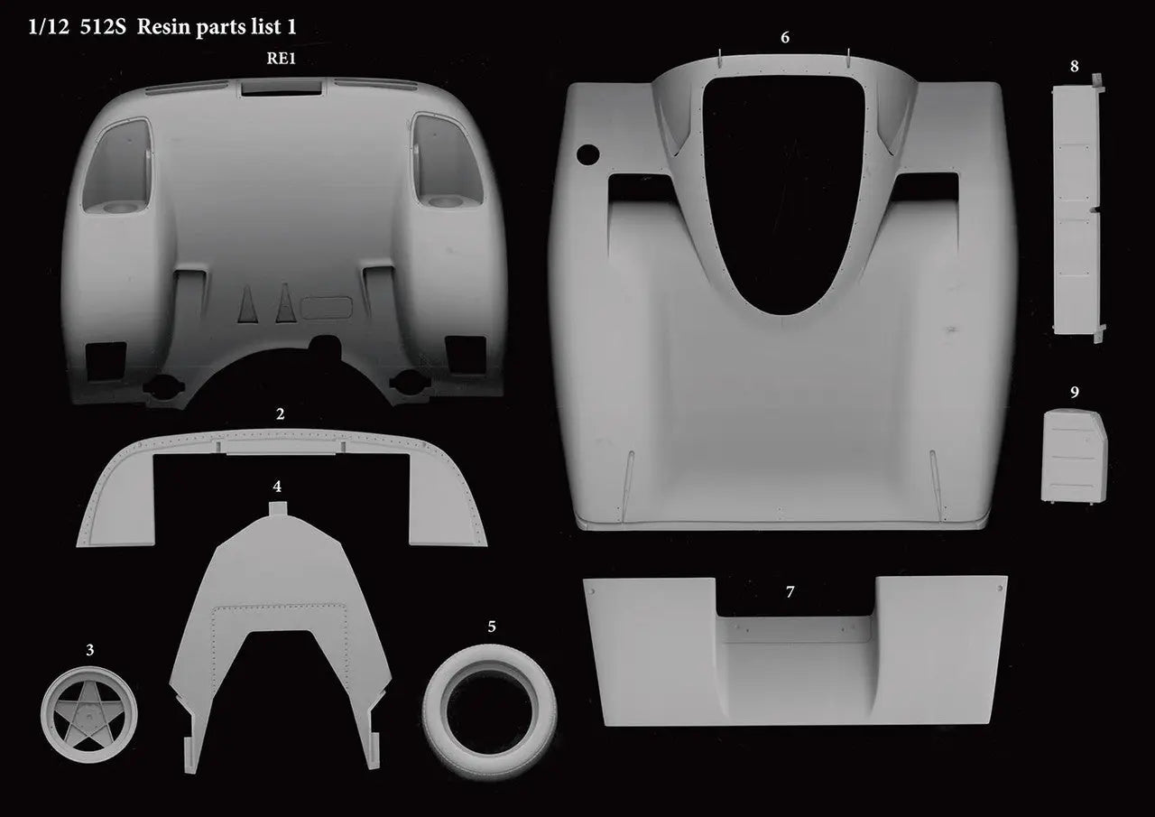 hiroページ Model Factory Hiro K863: Car scale model kit 1/12 scale - Ferrari