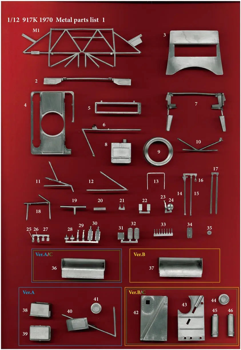 MODEL FACTORY HIRO 1 12scale Fulldetail Kit 917K 1970 Ver A model-factory-hiro-1-12scale-fulldetail-kit-917k-1970-ver-a