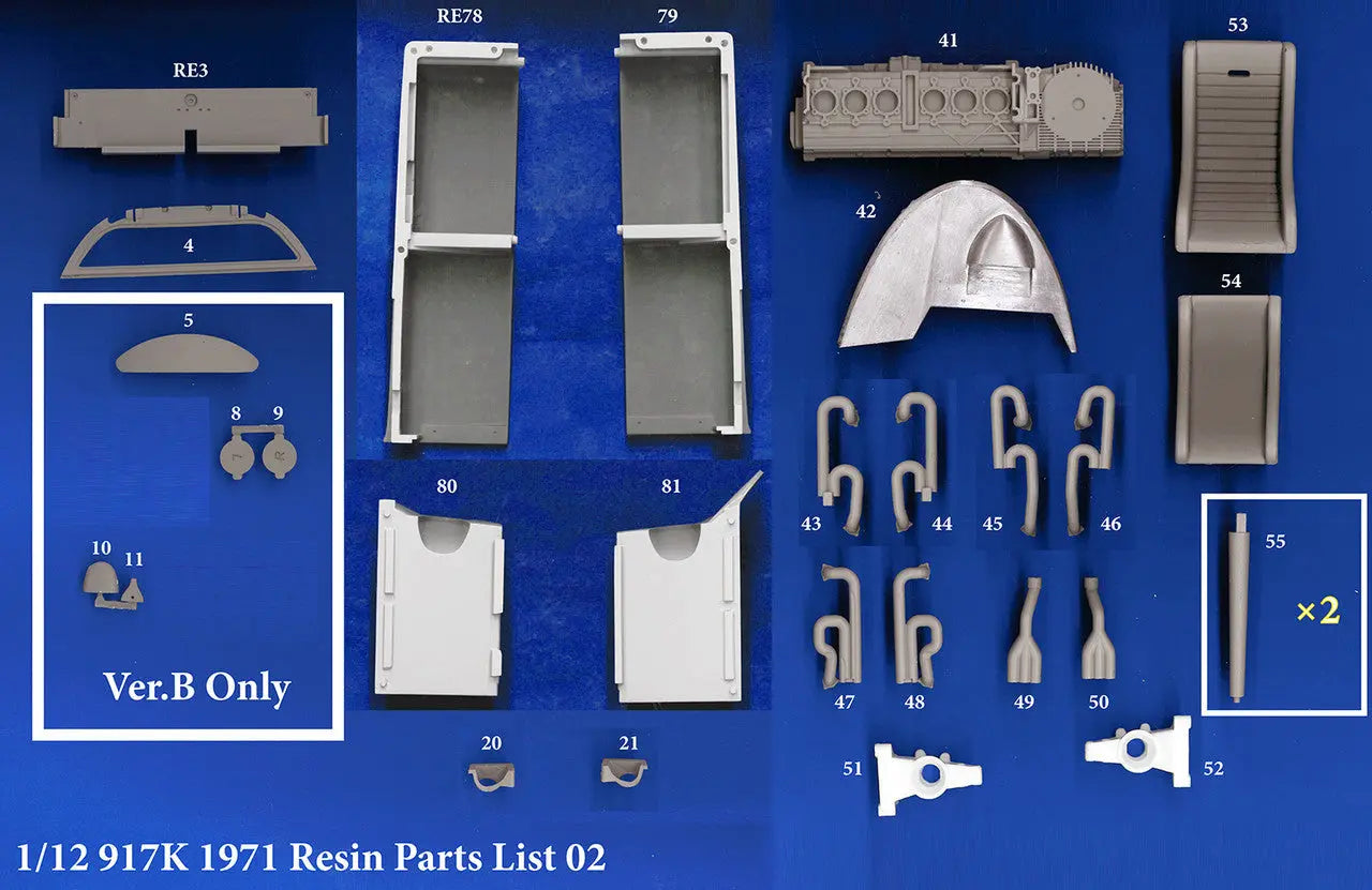 MODEL FACTORY HIRO: 1/12scale Fulldetail Kit : 917K [1971] Ver. A 1971 LM 24hours Winner - SprayGunner