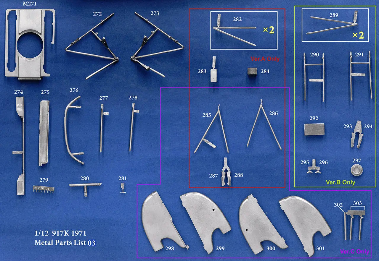 MODEL FACTORY HIRO: 1/12scale Fulldetail Kit : 917K [1971] Ver. A 1971 LM 24hours Winner - SprayGunner