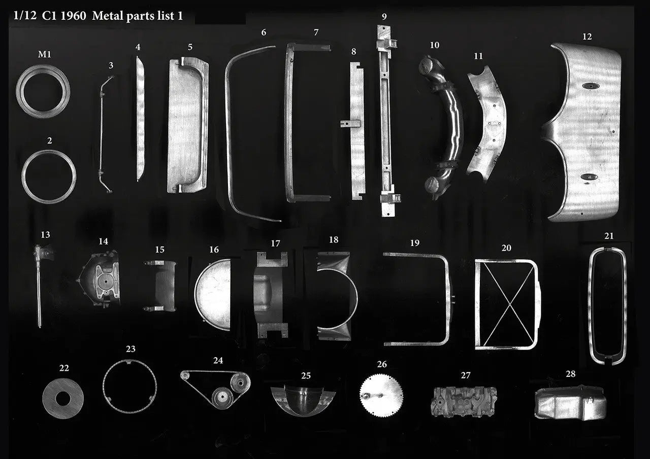 MODEL FACTORY HIRO: 1/12scale Fulldetail Kit : C1 [1960] - SprayGunner