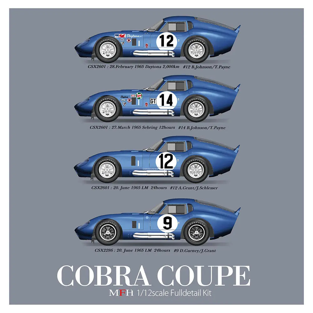 MODEL FACTORY HIRO: 1/12scale Fulldetail Kit : Cobra Coupe -