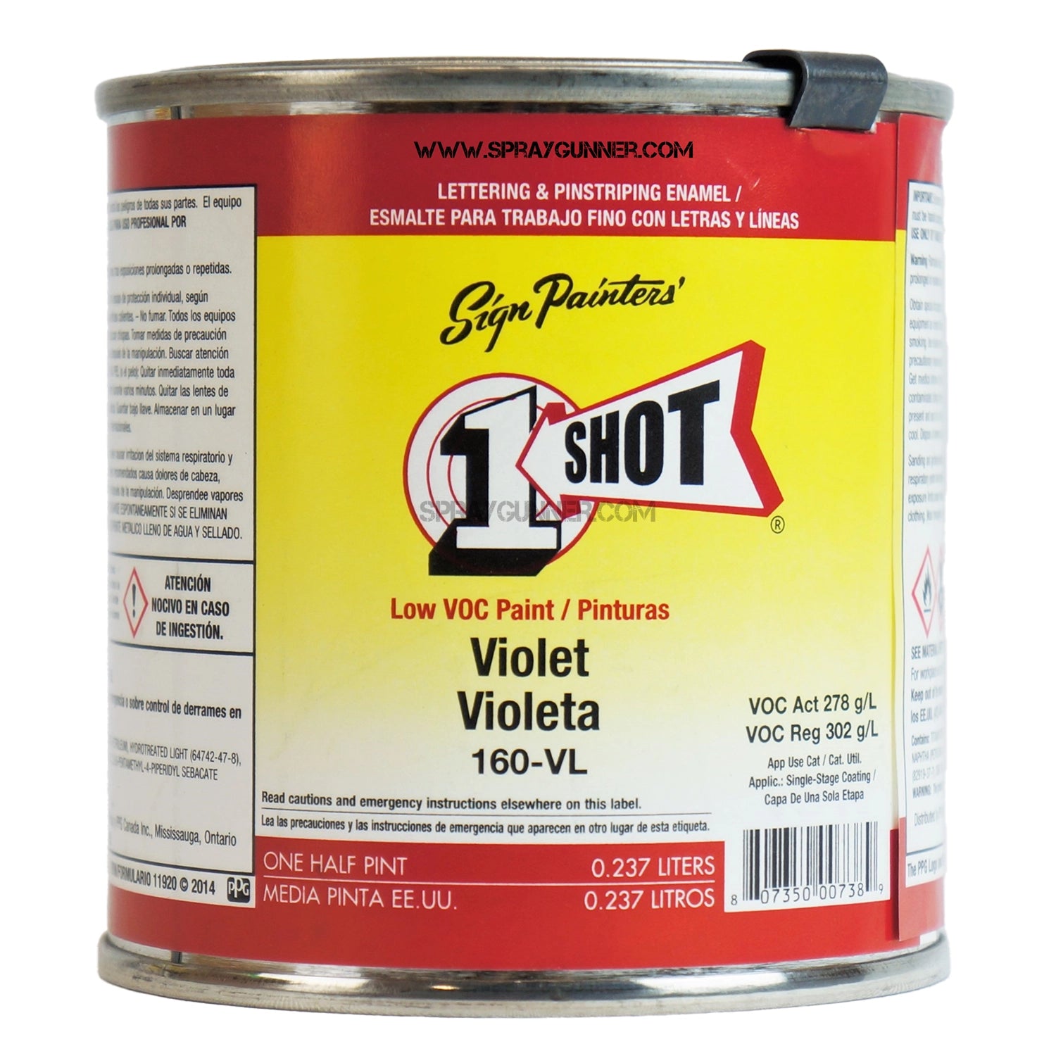 1-Shot Low VOC: Violet - SprayGunner