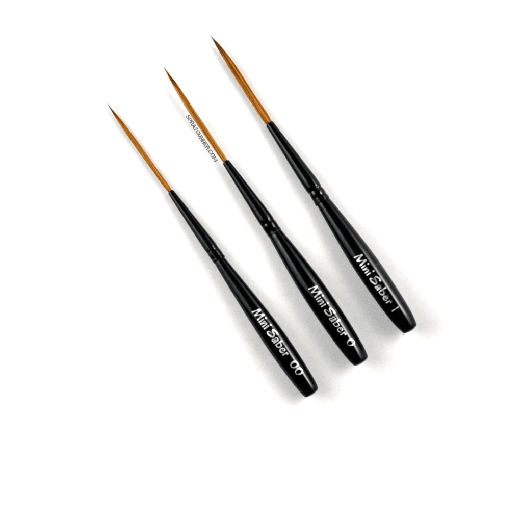 Andrew Mack Wizard Vortex Pinsel Nr.1 – Ziegenhaar-Pinsel Für Pinstriping & Lettering, Professioneller Makeup-Pinsel
