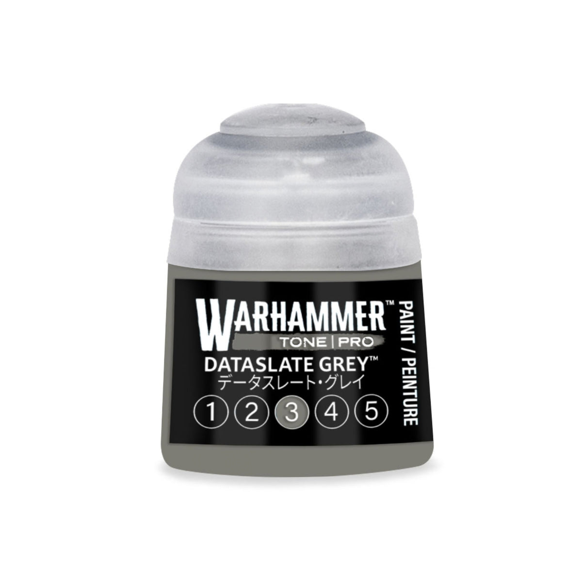 Warhammer Tone Pro Dataslate Grey 3 Paint – 12ml