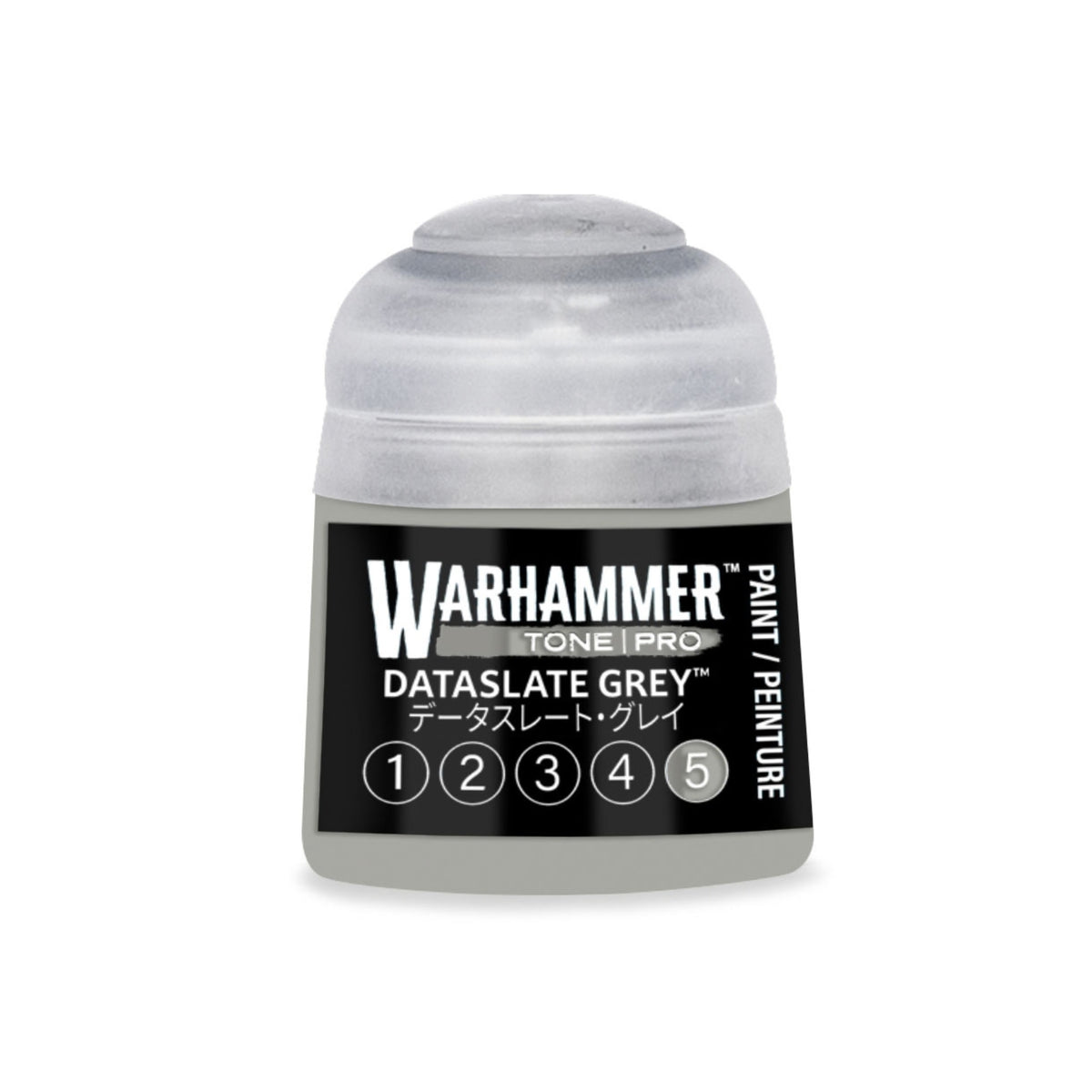 Warhammer Tone Pro Dataslate Grey 5 Paint – 12ml