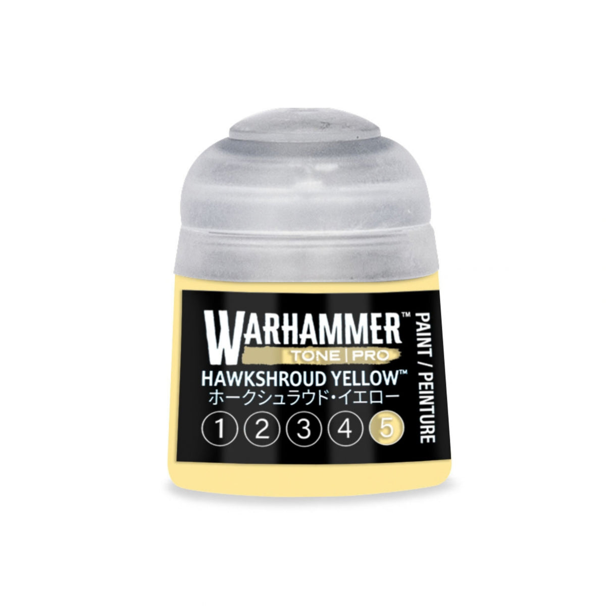 Warhammer Tone Pro Hawkshroud Yellow 5 Paint – 12ml