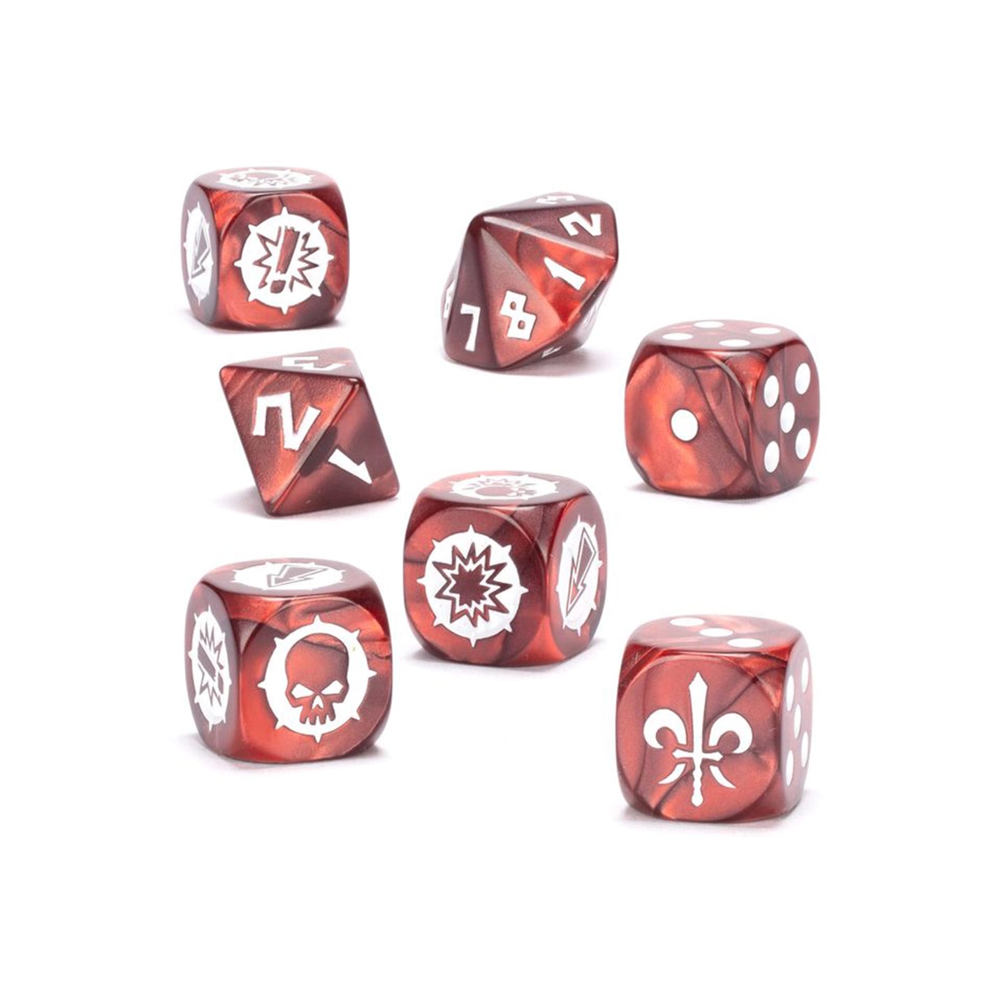 Warhammer Blood Bowl Fantasy Football – Bretonnian Team Dice Set