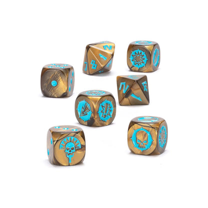 Warhammer Blood Bowl Fantasy Football – Tomb Kings Team Dice Set
